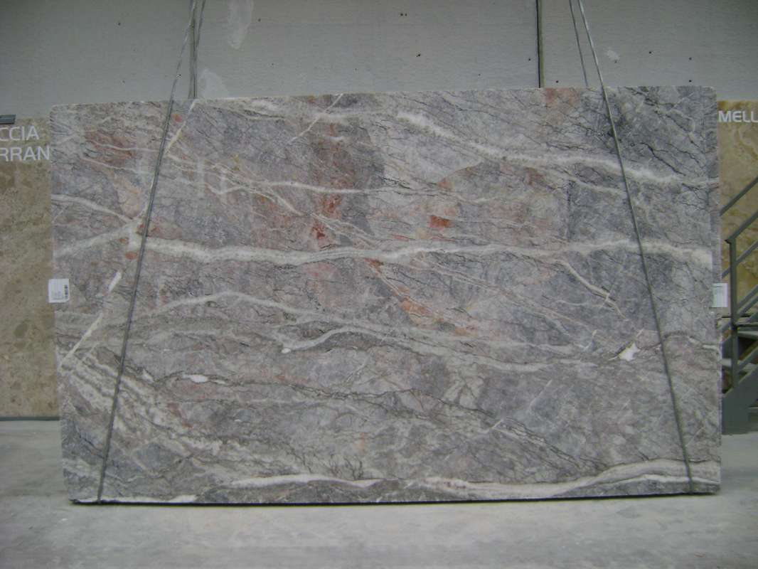 Vassoio In Marmo Fior Di Pesco Kalu Creations – 25x15 Cm, Fatto A Mano In Italia, Portaoggetti Per Bagno, Ingresso O Tavolino